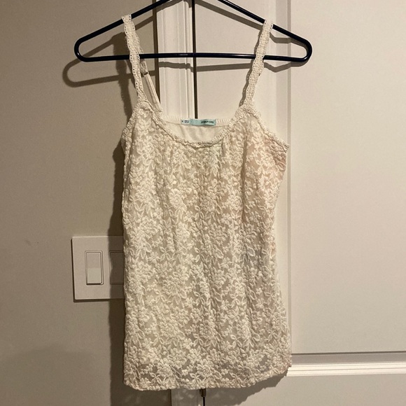 Maurices Tops - Maurices Juniors Size Small Frilly Double Layered Tank Top
